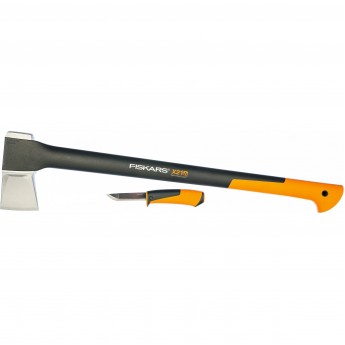 Набор из двух предметов FISKARS топор-колун Х21 + универсальный нож 1025436